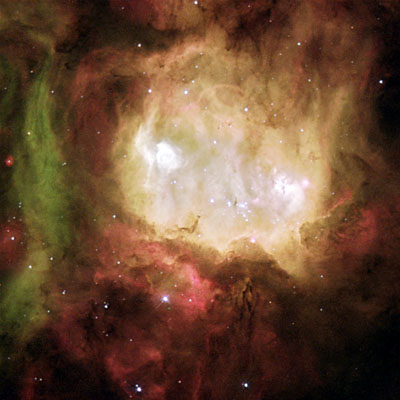 Hubble iamge of NGC 2080 the Ghost Head Nebula